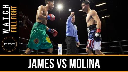 James vs Molina full fight: January 19, 2016