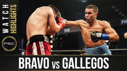 Bravo vs Gallegos - Watch Fight Highlights | September 23, 2020