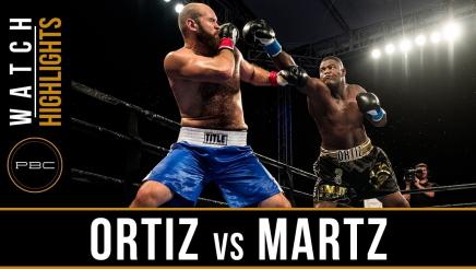 Ortiz vs Martz Highlights: December 8, 2017