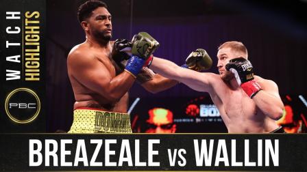 Breazeale vs Wallin - Watch Fight Highlights | February 20, 2021