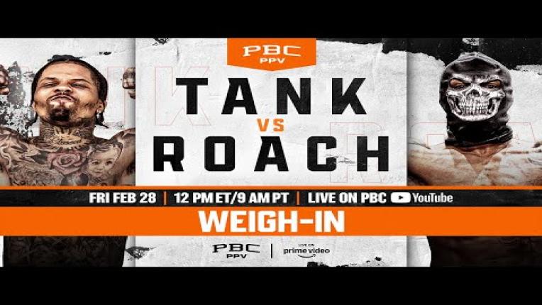 Embedded thumbnail for Tank vs. Roach WEIGH-IN | #TankRoach