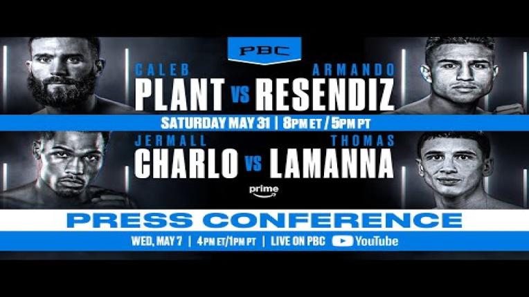 Embedded thumbnail for Plant vs Resendiz &amp;amp; Charlo vs LaManna LOS ANGELES PRESS CONFERENCE