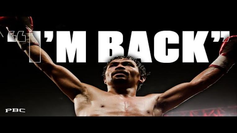 Embedded thumbnail for The Legend Manny Pacquiao is BACK on July 19th