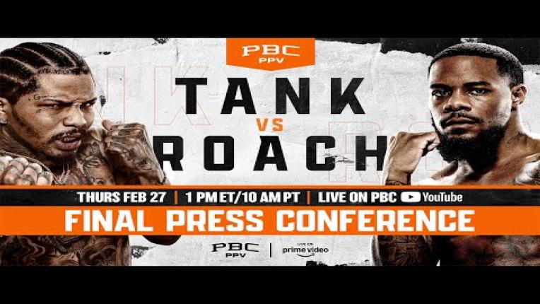 Embedded thumbnail for Tank vs. Roach FINAL PRESS CONFERENCE | #TankRoach