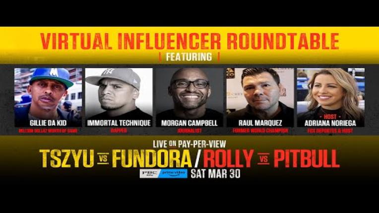 Embedded thumbnail for Virtual Influencer Roundtable | Breaking Down #TszyuFundora &amp;amp; #RollyPitbull