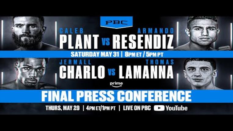 Embedded thumbnail for FINAL PRESS CONFERENCE | Plant vs. Resendiz &amp;amp; Charlo vs. LaManna