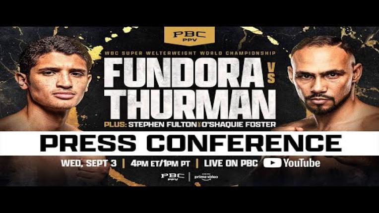 Embedded thumbnail for Fundora vs. Thurman LOS ANGELES PRESS CONFERENCE LIVESTREAM