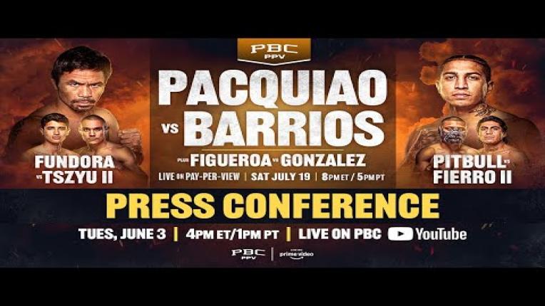 Embedded thumbnail for LIVE: Pacquiao vs. Barrios Los Angeles Press Conference